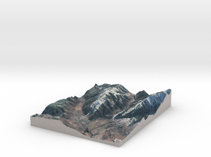 Aspen, Colorado Winter: 8"x10" 3d printed 