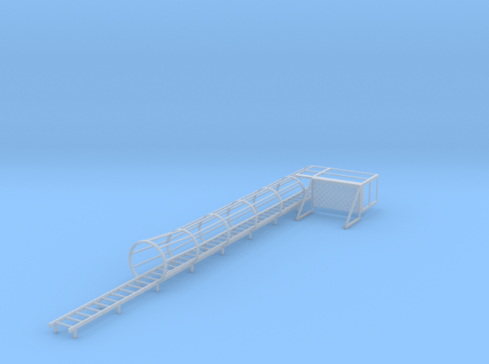1/64 Ladder and cage with platform Right 3d printed
