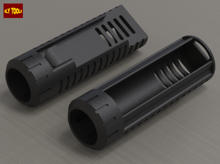 SaberForge Prodigal Son Chassis NB 3d printed SaberForge Prodigal Son Chassis NB, both sides