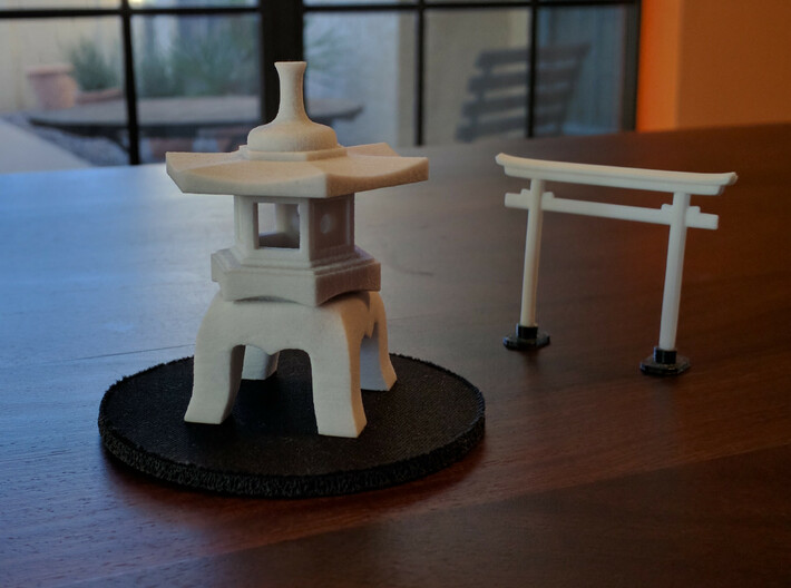 Yukimi-Doro Japanese Stone Lantern 3d printed