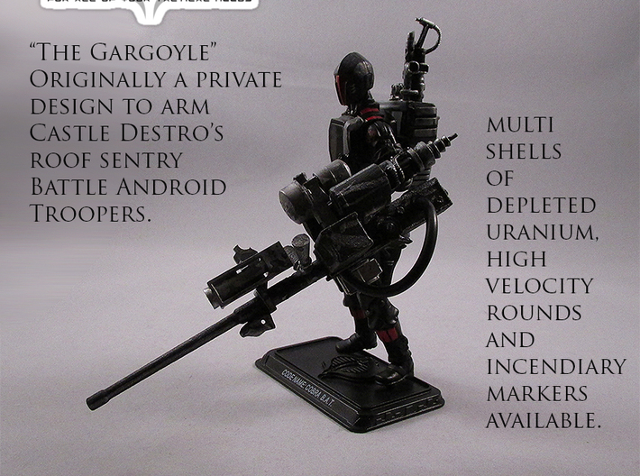 Joe compatible Combat Automaton Tactical Supe 3d printed 
