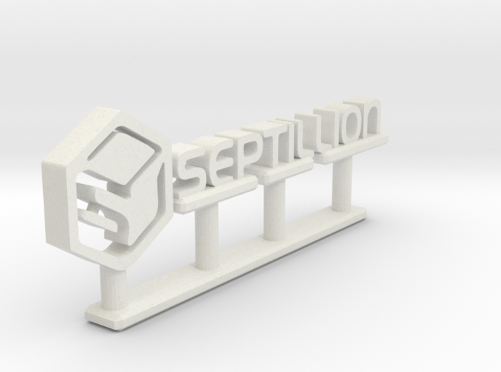 Septillion Logo 3d printed