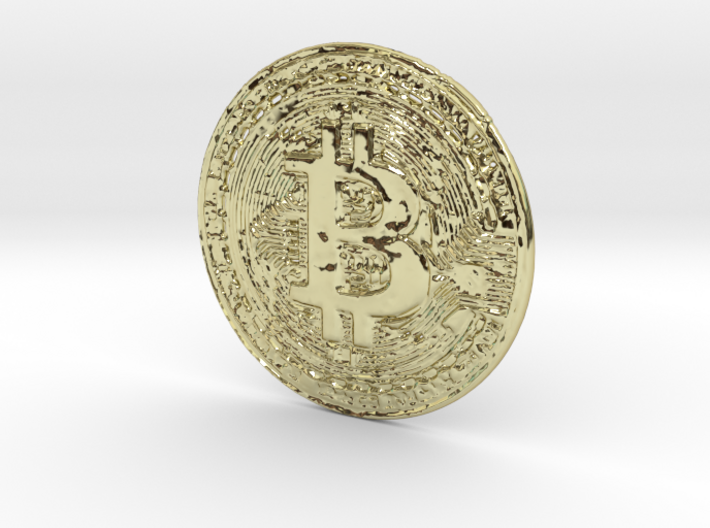 Bitcoin Coin 3d printed