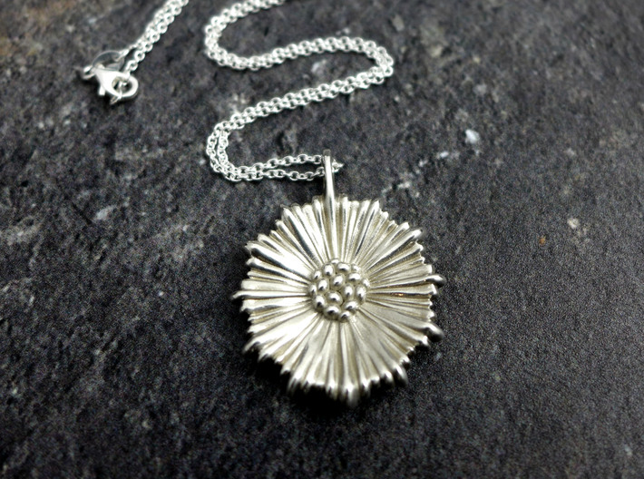 Coral Leptocyathus Pendant - Nature Jewelry 3d printed 