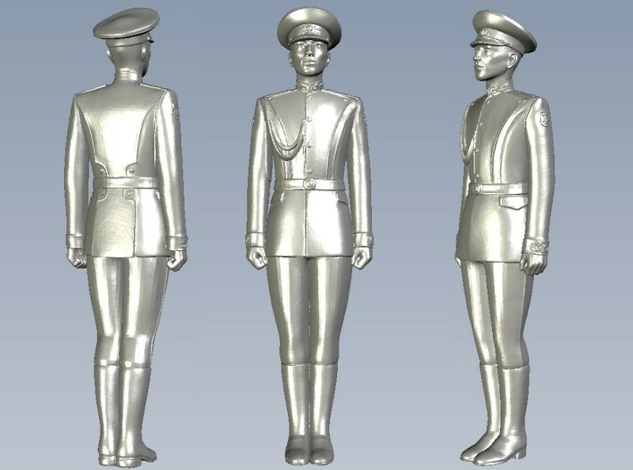 1/15 scale USSR & Russian Army honor guard soldier 3d printed 