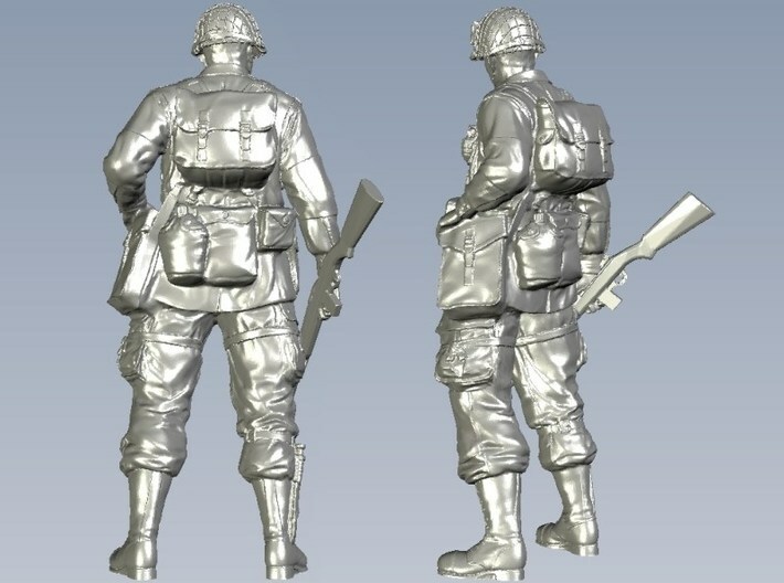 1/35 scale D-Day US Army 101st Airborne soldier 3d printed 