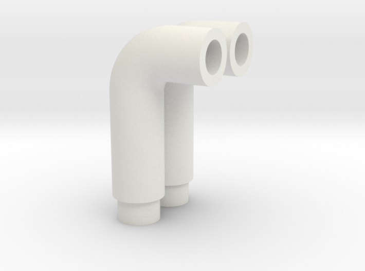 1/6th scale Panther Exhaust Pipes 3d printed