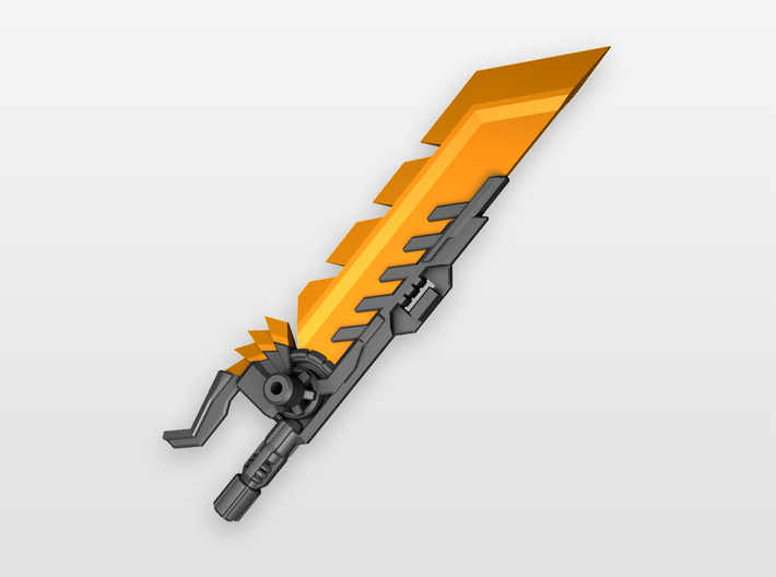 'Pyroclasma' Sword for POTP Dinobots 3d printed 