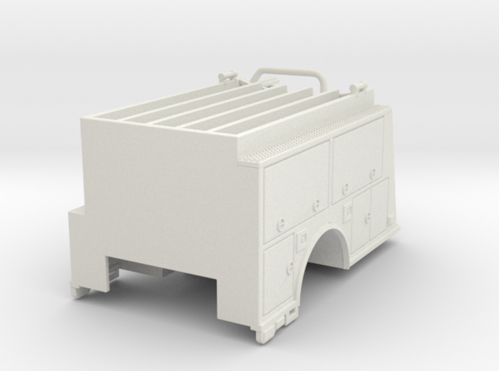 1/87 KME body with Compartment Doors #2 3d printed