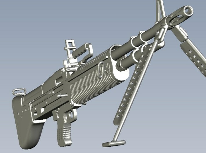 1/18 scale Saco Defense M-60 machineguns x 3 3d printed 