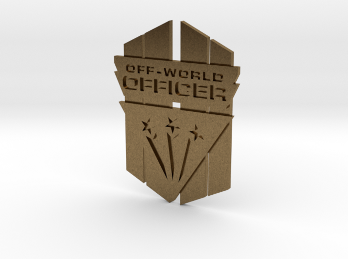 Off-World Officer Badge 3d printed