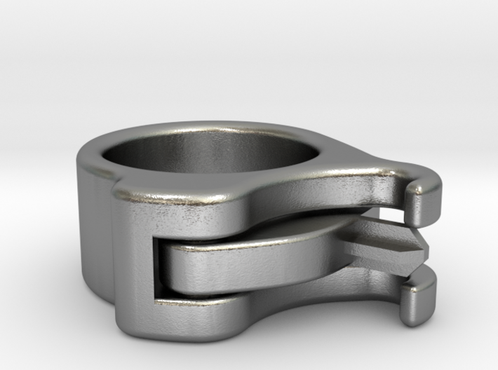 Uncapped Ring 3d printed