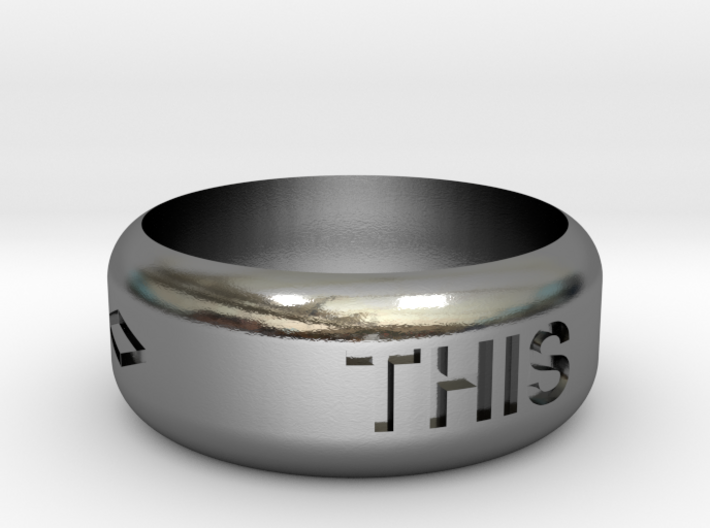 This Or That Ring 3d printed