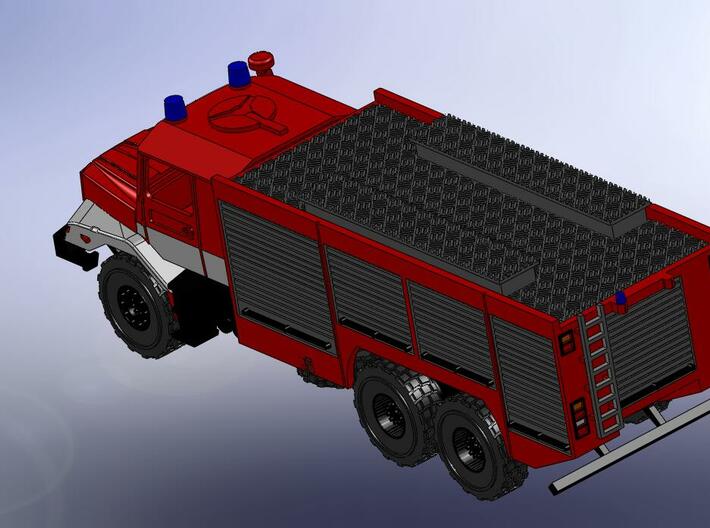 Zetros 6x6 Feuerwehr RW 1:160 3d printed 