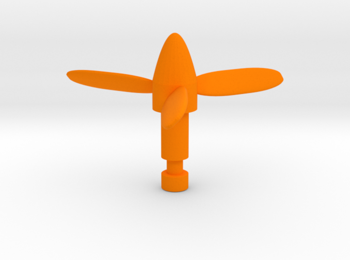 Micro Cessna Triple Propeller Missile 3d printed