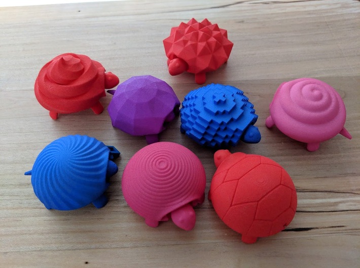 Squishy Turtle - Spikey 3d printed 