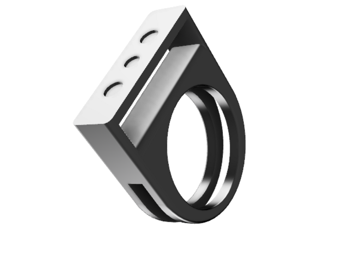 Pop Top Ring 3d printed