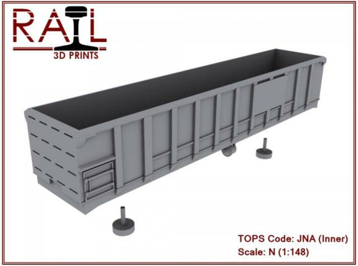 JNA (Inner) Mendip Rail Stone Wagon N Scale 3d printed