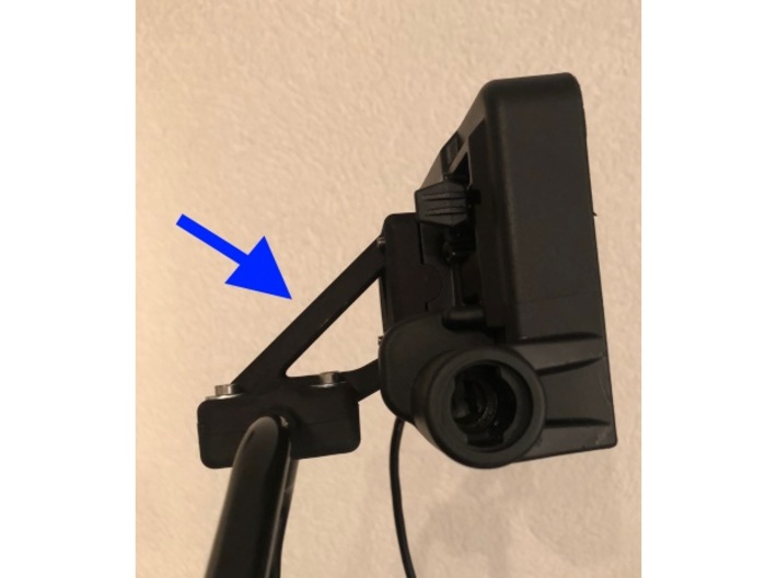 Riser Adapter for BMW Navigator Mount 3d printed Side view