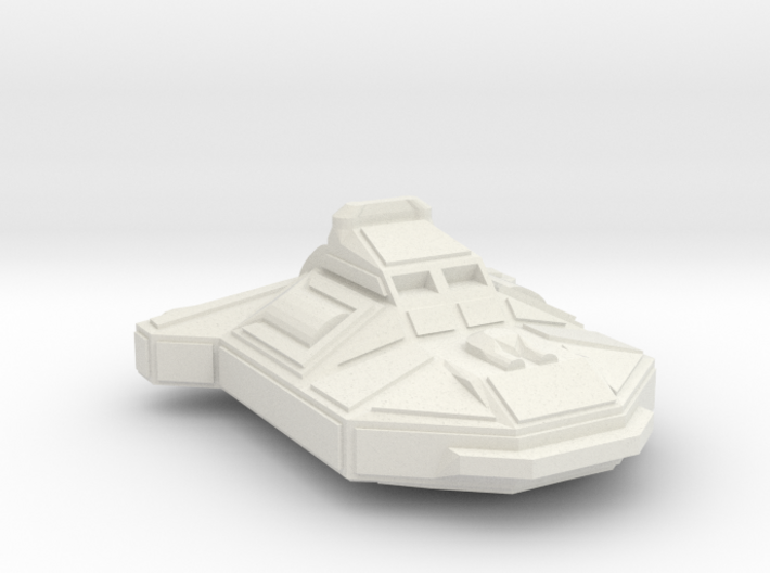 Space Corvette Miniature 3d printed