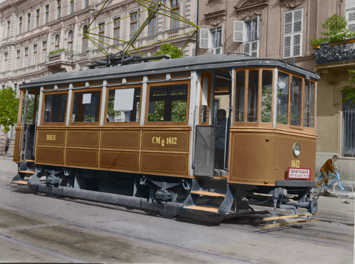 POHEV CMg New Light (front / back), 1:87 3d printed Photo of the tram