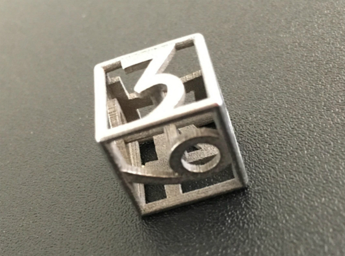 D6 Balanced - Numbers Only 3d printed Customer Image