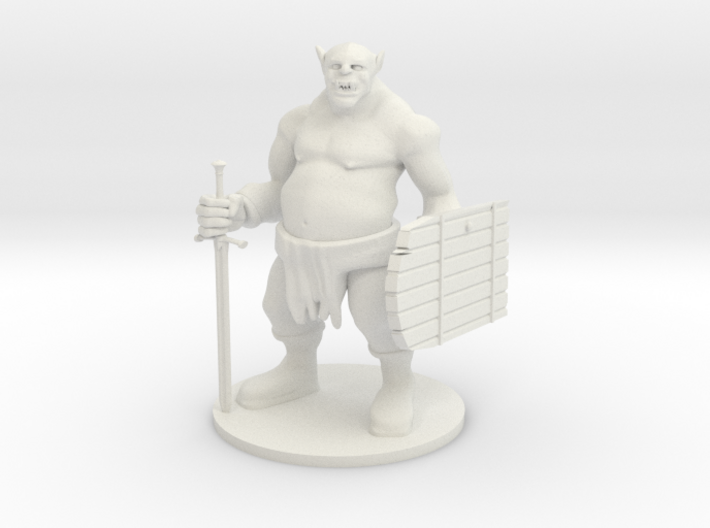 The Heroic Ogre 3d printed 
