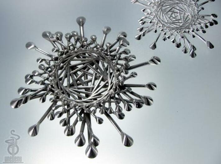 Spinnoloids Firework Pendant by unellenu 7cm 3d printed 