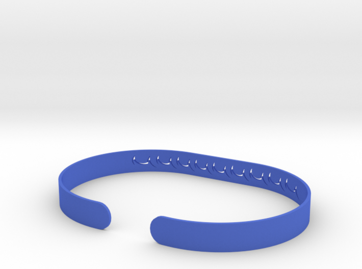 Ocean Wave Bracelet 3d printed