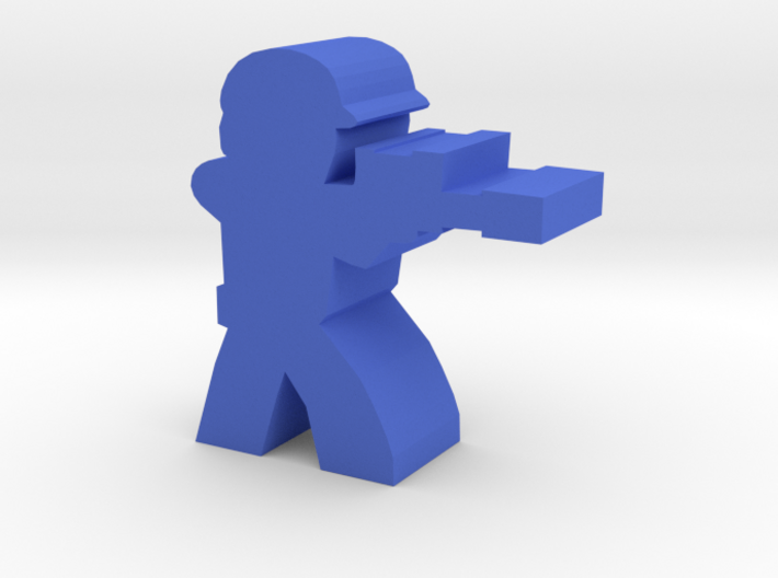 Game Piece, Blue Force Sniper 3d printed