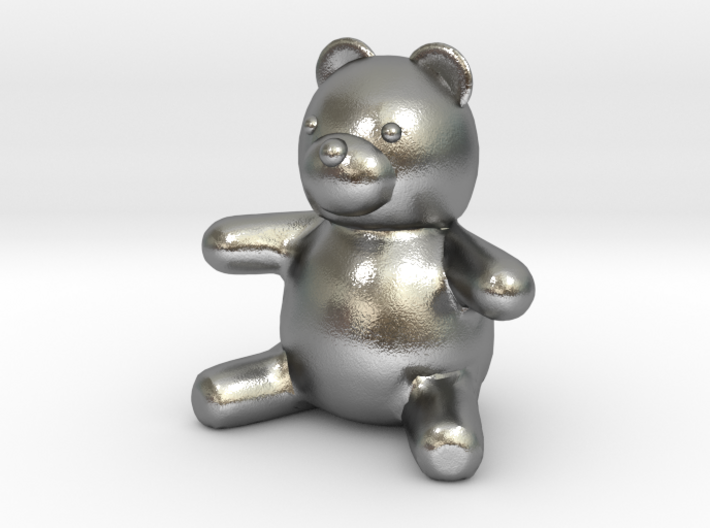 Tiny Teddy Bear (no loop) 3d printed