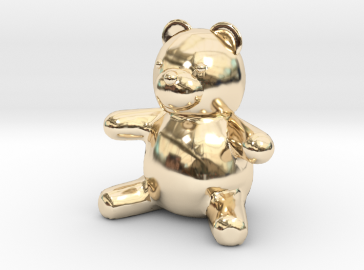 Tiny Teddy Bear (no loop) 3d printed