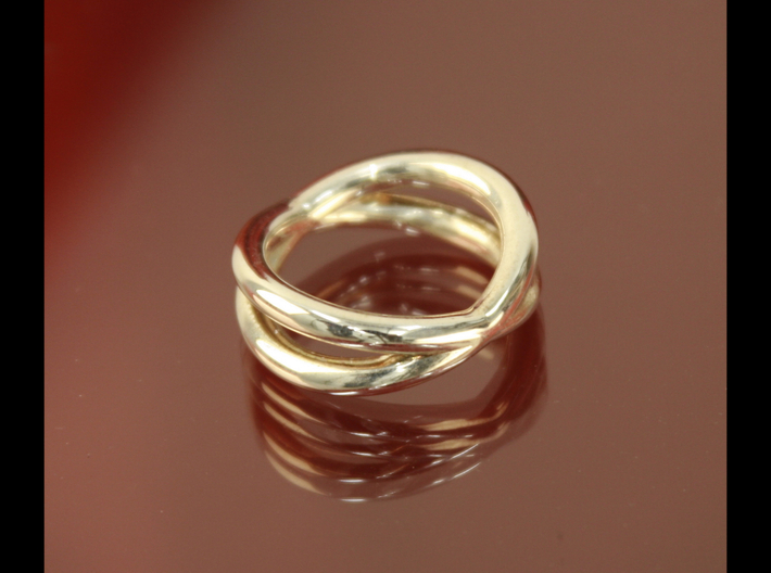 "Orbit Ring" (Thick) Size 6  3d printed 