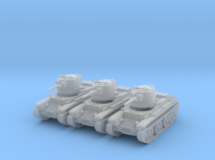 1/160 BT-7 tanks 3d printed