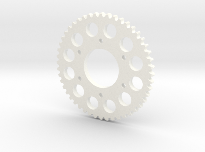 Motorcycle Sprocket Pendant or Golf Ball Marker 3d printed 