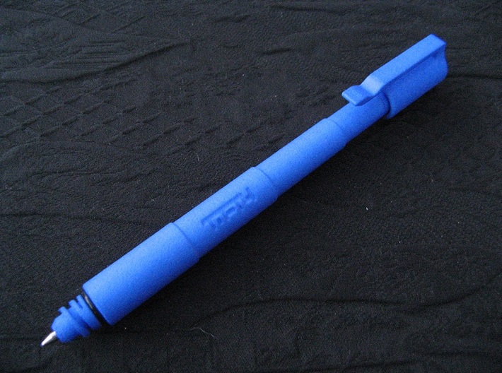Simple Capped RB Pen (051) 3d printed (rollerball refill and o-ring not included)