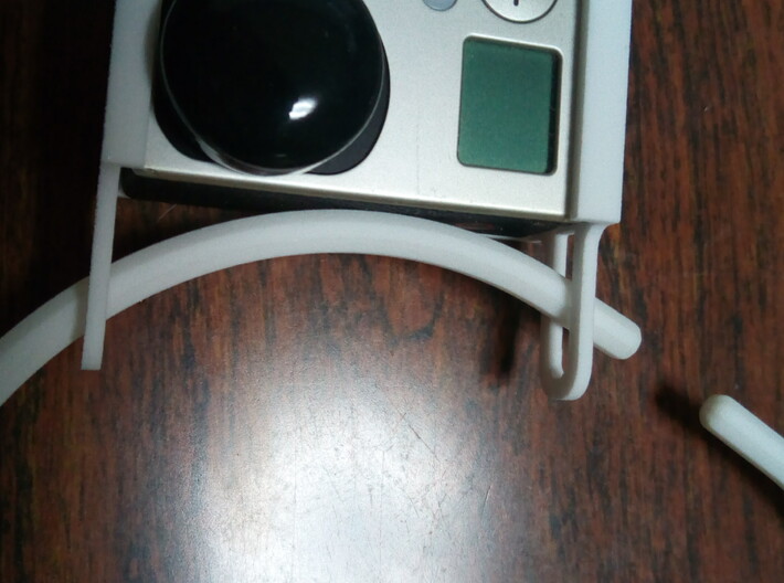 GoPRO Mount for Neck (for HERO3) 3d printed 