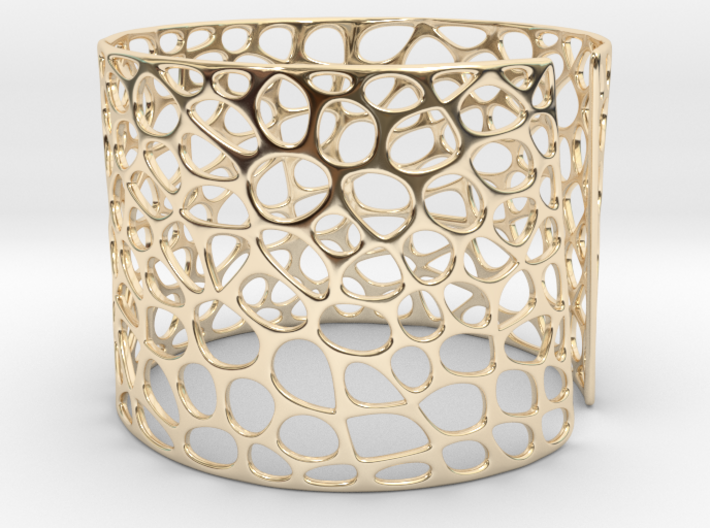 Voronoi Bracelet (Sizes S M L) #unique 3d printed