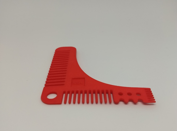 Perfect beard comb 3d printed 