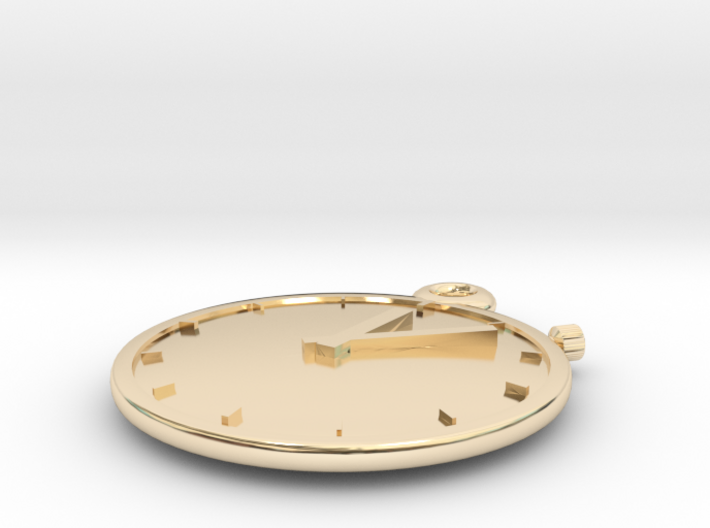 Clock Keychain - Stopwatch 3d printed