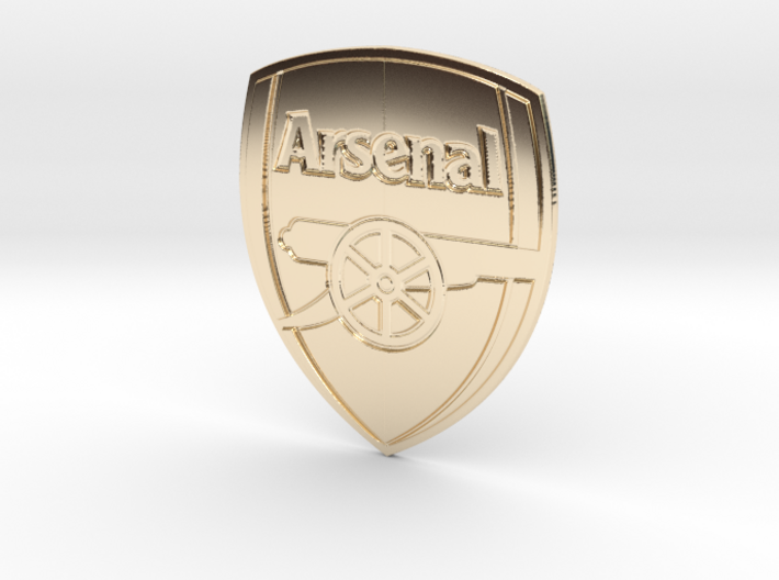 Arsenal Pendant 3d printed