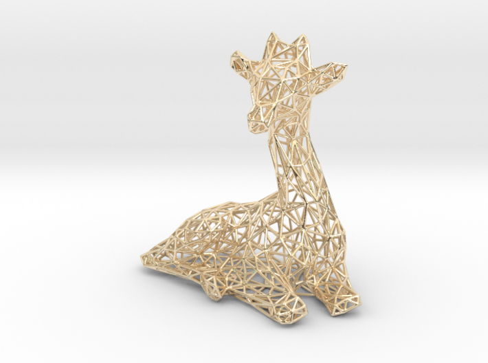 Giraffe wire frame 3d printed