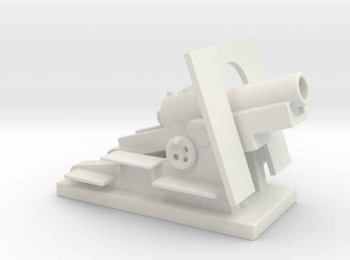 Mortier de 280 mm Schneider 1/100 ww1 artillery 3d printed