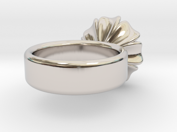 Flower Ring 3d printed