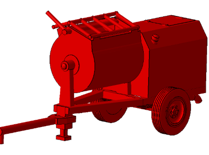 1/64th Mortar Cement Mixer trailer 3d printed 