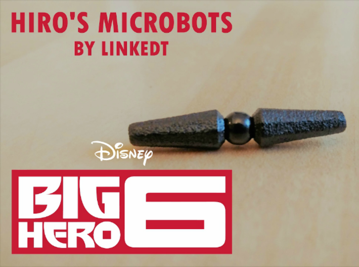 Hiro's Microbots (Big Hero 6) Magnetic arms 3d printed Close-up of finished microbot