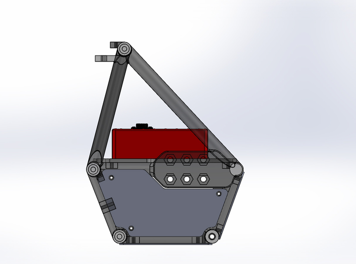FUEL TANK for Axial Wraith Fastback conversion kit 3d printed 