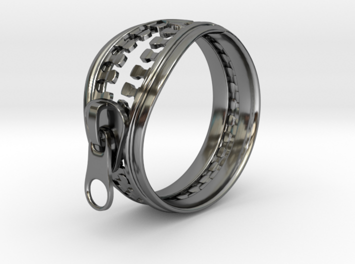 Zipper Ring 3d printed