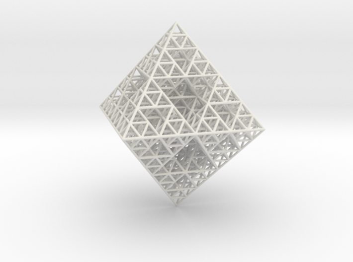 Wire Sierpinski Octahedron 3d printed