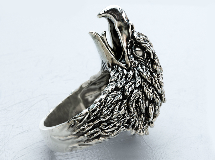 Eagle Ring 3d printed